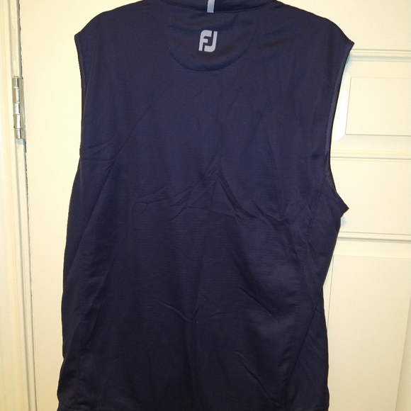 NWT FootJoy Thermo Series Fleece Back Golf Vest Men's sz Medium W/Logo - Picture 3 of 11